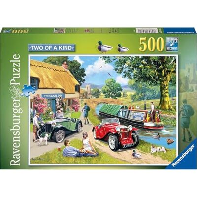 Ravensburger Two of a Kind 500 Piece Jigsaw Puzzle for Adults and Kids Age 10 Years Up Ravensburger Two of a Kind 500 Piece Jigsaw Puzzle for Adults and Kids Age 10 Years Up