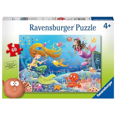 Ravensburger Mermaid Tales 60 Piece Jigsaw Puzzle for Kids Age 4 Years Up Educational Toys & Games for Children Ravensburger Mermaid Tales 60 Piece Jigsaw Puzzle for Kids Age 4 Years Up Educational Toys & Games for Children