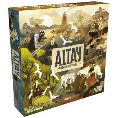 Ares Games , Altay: Aufbruch der Nölker, Connoisseur Game, 2-4 Players, from 12 Plus Years, 45 Plus Minutes, German Ares Games , Altay: Aufbruch der Nölker, Connoisseur Game, 2-4 Players, from 12 Plus Years, 45 Plus Minutes, German
