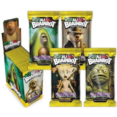 PRESTIGE & DELUXE Skifidol Italian Brainrot Box Box 24 Sachets Cosmic Hallucination – Second Series – The Phenomenon of the Moment – Collectible Card Game + Keyring Whistle and Pen PRESTIGE & DELUXE Skifidol Italian Brainrot Box Box 24 Sachets Cosmic Hallucination – Second Series – The Phenomenon of the Moment – Collectible Card Game + Keyring Whistle and Pen