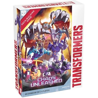 Renegade Game Studios : Transformers: Deck-Building Game: Chaos Unleashed Expansion, New Characters, 2 Modes of Play, Ages 14+, 1-4 Players, 90 Min Renegade Game Studios : Transformers: Deck-Building Game: Chaos Unleashed Expansion, New Characters, 2 Modes of Play, Ages 14+, 1-4 Players, 90 Min