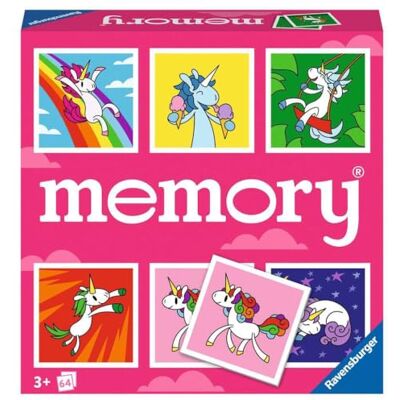 Ravensburger 20999 Memory® Unicorns The Classic Game for Unicorn Fans Memory Game for 2-8 Players from 3 Years Ravensburger 20999 Memory® Unicorns The Classic Game for Unicorn Fans Memory Game for 2-8 Players from 3 Years