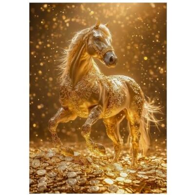 L8T5J7M1 1000pcs Mini Puzzle for Family Horse Gold Coin 70x50cm Cardboard Home Decor Durable Structure Birthday Gift Stress Relief L8T5J7M1 1000pcs Mini Puzzle for Family Horse Gold Coin 70x50cm Cardboard Home Decor Durable Structure Birthday Gift Stress Relief