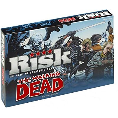 Winning Moves The Walking Dead Risk Strategy Board Game, Play with Negan, Rick Grimes, Daryl, and Maggie, survive the Walkers, 2 plus players makes a great gift for ages 13 plus Winning Moves The Walking Dead Risk Strategy Board Game, Play with Negan, Rick Grimes, Daryl, and Maggie, survive the Walkers, 2 plus players makes a great gift for ages 13 plus