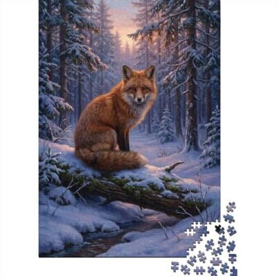TBDUEPS Fox in Winter Forest_2, Classic Jigsaw Puzzle, 1000 Pieces, 52x38cm/1000pcs For quiet Christmas days: Adult jigsaw puzzle with 1000 pieces fits Christmas gifting, holiday breaks and winter weekends. TBDUEPS Fox in Winter Forest_2, Classic Jigsaw Puzzle, 1000 Pieces, 52x38cm/1000pcs For quiet Christmas days: Adult jigsaw puzzle with 1000 pieces fits Christmas gifting, holiday breaks and winter weekends.