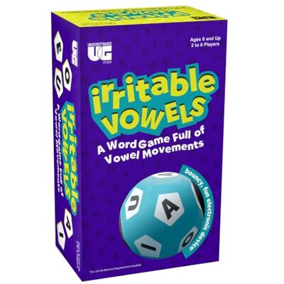 University Games Irritable Vowels, Blue University Games Irritable Vowels, Blue