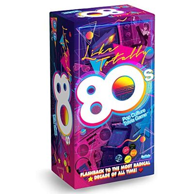 Buffalo Like Totally 80's Pop Culture Trivia Game 400+ Questions, Travel Games for Adults, 30-Second Timer, Companion Soundtrack, Adult Games for Game Night Buffalo Like Totally 80's Pop Culture Trivia Game 400+ Questions, Travel Games for Adults, 30-Second Timer, Companion Soundtrack, Adult Games for Game Night
