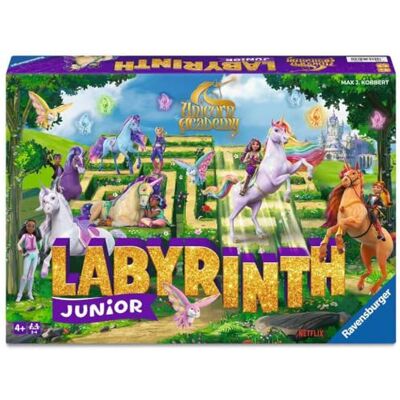 Ravensburger Unicorn Academy Labyrinth Junior The Moving Maze Game Family Strategy Board Game for Kids & Adults Age 4 Years Up 2 to 4 Players Ravensburger Unicorn Academy Labyrinth Junior The Moving Maze Game Family Strategy Board Game for Kids & Adults Age 4 Years Up 2 to 4 Players