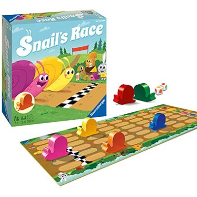 Ravensburger Snails Race Board Games For Children Age 3 Years and Up 2 to 6 Players Kids Racing Game Ravensburger Snails Race Board Games For Children Age 3 Years and Up 2 to 6 Players Kids Racing Game