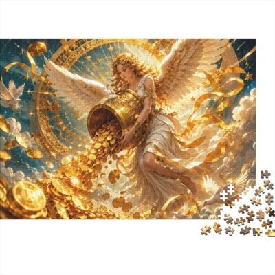 F9J4N7Z2D Angel Coins Sky Jigsaw Puzzle, 1000 Pcs For Adults 52x38cm Cardboard, Brain Workout, Tight Puzzle Fit, Art Admirers, Stress Reduction F9J4N7Z2D Angel Coins Sky Jigsaw Puzzle, 1000 Pcs For Adults 52x38cm Cardboard, Brain Workout, Tight Puzzle Fit, Art Admirers, Stress Reduction