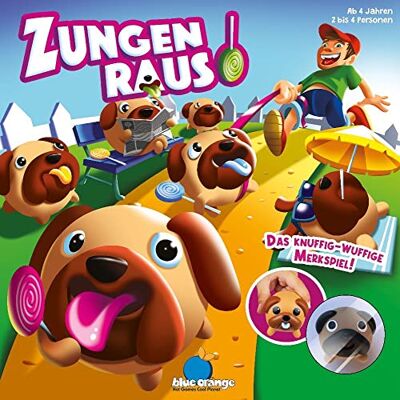 blue orange , Zungen Raus!, Children's Game, Memory Game, 2-4 Players, From 4+ Years, 15 Minutes, German blue orange , Zungen Raus!, Children's Game, Memory Game, 2-4 Players, From 4+ Years, 15 Minutes, German