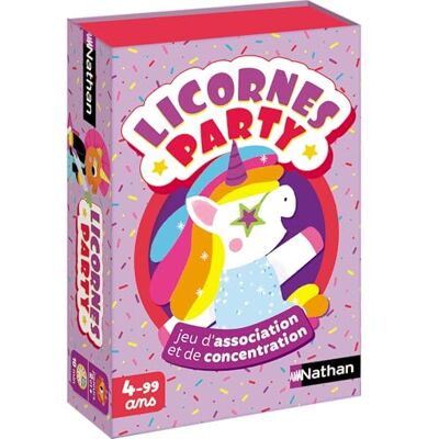 NATHAN jeux Unicorns Party NATHAN jeux Unicorns Party