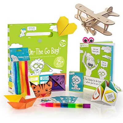 Open The Joy The On The Go Bag, Travelling Games for Kids, Grab and Go Travel Card Games for Car, Airplanes, Ages 4+ Open The Joy The On The Go Bag, Travelling Games for Kids, Grab and Go Travel Card Games for Car, Airplanes, Ages 4+
