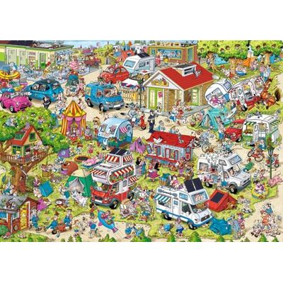 Ravensburger Ray's Comic Series The Campsite 1000 Piece Jigsaw Puzzles for Adults and Kids Age 12 Years Up Ravensburger Ray's Comic Series The Campsite 1000 Piece Jigsaw Puzzles for Adults and Kids Age 12 Years Up