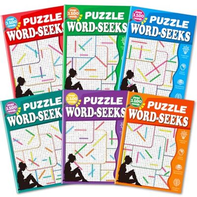 Aannanl 6 Pack Large Print Word Search Books for Adults, Puzzle Word Game 6600+ Words Criss Cross Puzzle Books for Adults,Elderly and Teens Brain Games Aannanl 6 Pack Large Print Word Search Books for Adults, Puzzle Word Game 6600+ Words Criss Cross Puzzle Books for Adults,Elderly and Teens Brain Games
