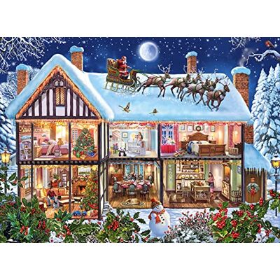 Ravensburger Christmas at Home 100 Piece Jigsaw Puzzles for Kids Age 6 Years Up Extra Large Pieces Ravensburger Christmas at Home 100 Piece Jigsaw Puzzles for Kids Age 6 Years Up Extra Large Pieces