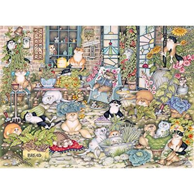 Ravensburger Crazy Cats The Good Life 500 Piece Jigsaw Puzzle for Adults and Kids Age 10 Years Up Ravensburger Crazy Cats The Good Life 500 Piece Jigsaw Puzzle for Adults and Kids Age 10 Years Up