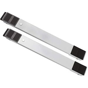 Paxanpax PLD1698 Universal Appliance Extension Arm Type Roller Movers 160kg Load Capacity, Wheels, Brake and Anti-Slip Cover Pack of 2, White, 40cm-63cm Paxanpax PLD1698 Universal Appliance Extension Arm Type Roller Movers 160kg Load Capacity, Wheels, Brake and Anti-Slip Cover Pack of 2, White, 40cm-63cm