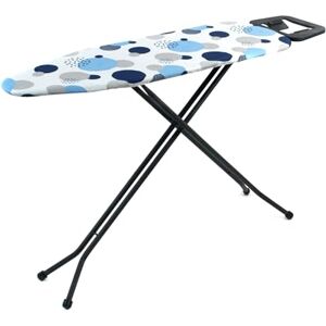Beldray Swift Ironing Board – Collapsible, Lightweight Folding Ironing Table, 97 x 34cm Surface, 4 Adjustable Heights, Thick Felt Underlay For A Smooth Press, 100& Cotton Cover, 117 x 35cm Beldray Swift Ironing Board – Collapsible, Lightweight Folding Ironing Table, 97 x 34cm Surface, 4 Adjustable Heights, Thick Felt Underlay For A Smooth Press, 100& Cotton Cover, 117 x 35cm