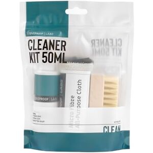 Liquiproof LABS Shoe Cleaning Care Kit Premium Eco Cleaner Brush and a Microfibre Cloth for use on leather, suede, shoes, boots, handbags, trainers Liquiproof LABS Shoe Cleaning Care Kit Premium Eco Cleaner Brush and a Microfibre Cloth for use on leather, suede, shoes, boots, handbags, trainers