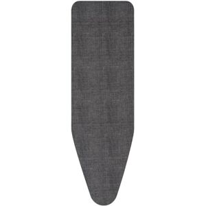 Brabantia 8mm Thick Underlay Ironing Board Cover (B Board/Denim Black) Heat-Resistant, Non-Slip, Cord Fastener Brabantia 8mm Thick Underlay Ironing Board Cover (B Board/Denim Black) Heat-Resistant, Non-Slip, Cord Fastener