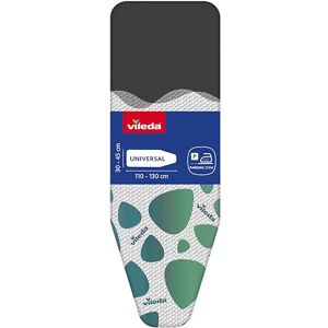 Vileda Park and Go Ironing Board Cover with Heat Resistant Parking Zone Universal Size 30-45cm wide by 110-130cm long Mint Grey Vileda Park and Go Ironing Board Cover with Heat Resistant Parking Zone Universal Size 30-45cm wide by 110-130cm long Mint Grey