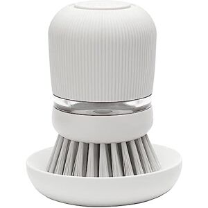 Brabantia Refillable Soap Dispensing Washing Up Brush (Light Grey) Secure Grip Palm Brush with Storage Tray Brabantia Refillable Soap Dispensing Washing Up Brush (Light Grey) Secure Grip Palm Brush with Storage Tray