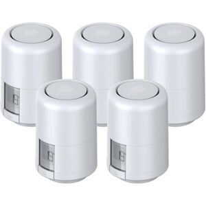 Hive Thermostatic Radiator Valve (TRV) 5 Pack, White, 15mm Heads Only Hive Thermostatic Radiator Valve (TRV) 5 Pack, White, 15mm Heads Only