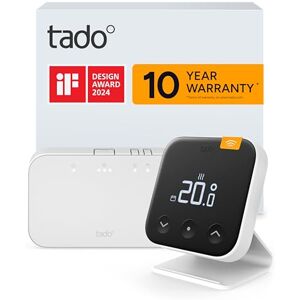 tado Wireless Smart Thermostat X – Starter Kit with Bridge X and Stand, Boiler and Hot Water Control via App & Smart Speaker (Alexa, Siri, Google Assistant) tado Wireless Smart Thermostat X – Starter Kit with Bridge X and Stand, Boiler and Hot Water Control via App & Smart Speaker (Alexa, Siri, Google Assistant)