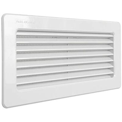 White Ventilation Grille - C229RB - In-wall installation with insect screen White Ventilation Grille - C229RB - In-wall installation with insect screen