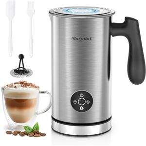 morpilot Milk Frother Electric 4 in 1 Hot Chocolate Maker 300ml Automatic Milk Frothers Stainless Steel Milk Steamer and Warmer Milk Heater and Foamer for Latte Coffee morpilot Milk Frother Electric 4 in 1 Hot Chocolate Maker 300ml Automatic Milk Frothers Stainless Steel Milk Steamer and Warmer Milk Heater and Foamer for Latte Coffee