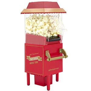 Global Gizmos 50300 Carnival Popcorn Maker Household Machine Healthy Home Made Treats Movie Nights/Sleepovers/Kids Parties 0.27 Litre 1200 W, Plastic, Red Global Gizmos 50300 Carnival Popcorn Maker Household Machine Healthy Home Made Treats Movie Nights/Sleepovers/Kids Parties 0.27 Litre 1200 W, Plastic, Red