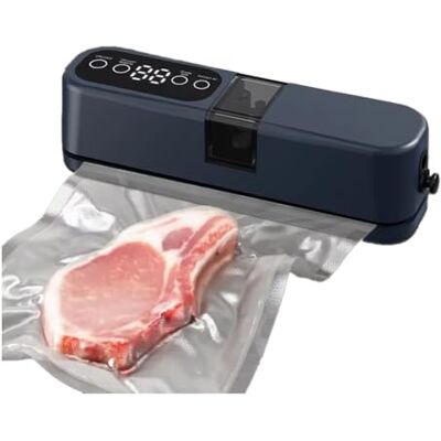 Yominerr Portable Plastic Sealer Machine Home Use Small Food Packaging Sealer Machine Automatic Vacuum Sealer Navy Blue Yominerr Portable Plastic Sealer Machine Home Use Small Food Packaging Sealer Machine Automatic Vacuum Sealer Navy Blue