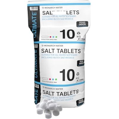 Monarch Water Ultimate 10kg Water Softener Salt Tablets BS EN973 Class A Approved Monarch Water Ultimate 10kg Water Softener Salt Tablets BS EN973 Class A Approved