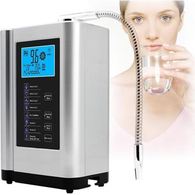 ZYLDDS Water Ionizer and Water Purifier Machine,PH 3-11 Alkaline Acid Water Machine,Up to -570mV ORP, 8000 Liters Per Filter,7 Water Settings,Auto-Cleaning,Intelligent Voice,Silver ZYLDDS Water Ionizer and Water Purifier Machine,PH 3-11 Alkaline Acid Water Machine,Up to -570mV ORP, 8000 Liters Per Filter,7 Water Settings,Auto-Cleaning,Intelligent Voice,Silver