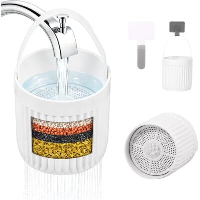 Zhjiutak Bathtub Water Filter Multi Stage Odor Reducing Hard Water Softener for Bath Wide Opening Fast Fill Bath Water Purifier to Remove Chlorine and Heavy Metals, Bath Filter for Baby Zhjiutak Bathtub Water Filter Multi Stage Odor Reducing Hard Water Softener for Bath Wide Opening Fast Fill Bath Water Purifier to Remove Chlorine and Heavy Metals, Bath Filter for Baby