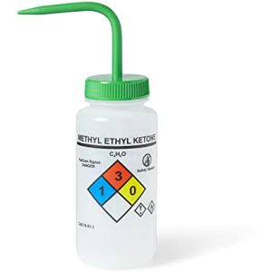 United ™ UniSafe™ Wide Mouth LDPE Vented Wash Bottle, Methyl Ethyl Ketone, 500mL (16oz), 4-Color, Pack of 6 United ™ UniSafe™ Wide Mouth LDPE Vented Wash Bottle, Methyl Ethyl Ketone, 500mL (16oz), 4-Color, Pack of 6