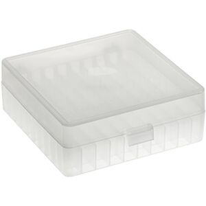 neoLab 2 1967 Neobox 100 Stackable Storage Boxes Made of Polypropylene for vials – 12 mm Transparent neoLab 2 1967 Neobox 100 Stackable Storage Boxes Made of Polypropylene for vials – 12 mm Transparent