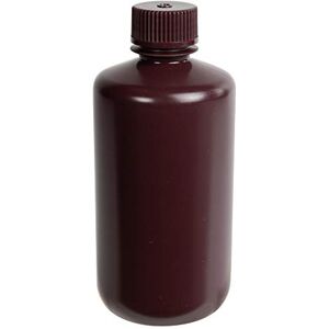 United ™ 33427 Laboratory Grade HDPE Narrow Mouth Amber Reagent Bottle Designed for Laboratories, Classrooms, or Storage at Home 250mL (8oz) Capacity Pack of 12 United ™ 33427 Laboratory Grade HDPE Narrow Mouth Amber Reagent Bottle Designed for Laboratories, Classrooms, or Storage at Home 250mL (8oz) Capacity Pack of 12