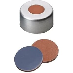 neochrom 7-0640 Aluminium Flaring Caps ND11 with Hole Septum Butyl/PTFE (Pack of 100) neochrom 7-0640 Aluminium Flaring Caps ND11 with Hole Septum Butyl/PTFE (Pack of 100)