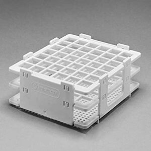 SP Scienceware Bel-Art Products 18514-0013 No-Wire Bottle and Vial Rack, For 10 mm-13 mm Bottles and Vials, 42 Places SP Scienceware Bel-Art Products 18514-0013 No-Wire Bottle and Vial Rack, For 10 mm-13 mm Bottles and Vials, 42 Places