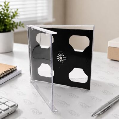LINDY Double CD Case, 5 Pack LINDY Double CD Case, 5 Pack