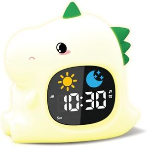 Groov-e Cuties Alarm Clock with LED Night Light, White Noise & Sleep Training Rory Dinosaur Groov-e Cuties Alarm Clock with LED Night Light, White Noise & Sleep Training Rory Dinosaur