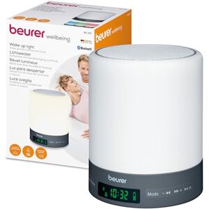Beurer WL50 Wake Up Light Daylight Table Lamp Helps to Support The Sleep Rhythm LED Technology FM Radio with 10 Memory Spaces Bluetooth & Aux Input 3 Light Levels Beurer WL50 Wake Up Light Daylight Table Lamp Helps to Support The Sleep Rhythm LED Technology FM Radio with 10 Memory Spaces Bluetooth & Aux Input 3 Light Levels