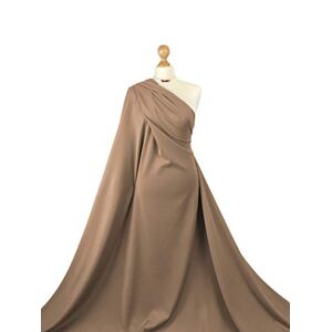 FABRIQUES Premium Quality Scuba 4 Way Stretch Jersey Spandex Fabric LF03 by FABRIQUES (Camel, Sample 8"X8")