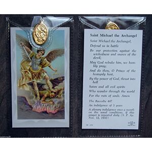 T&I St Michael the Archangel ~ Prayer Card and Medal