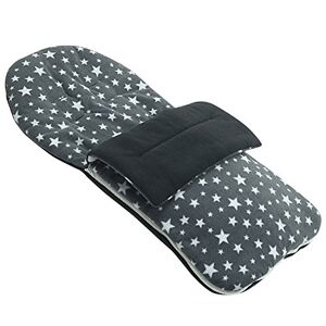 For-Your-Little-One Fleece Footmuff Compatible with Mothercare Backspin - Grey Star