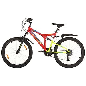 Generic Mountain Bike 21 Speed 26 inch Wheel 49 cm Red Home Sporting Goods Outdoor Recreation Cycling Bicycles