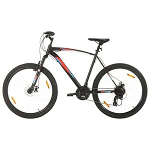 vidaXL Mountain Bike 21 Speed 29 inch Wheel 53 cm Frame Outdoor Sporting Good Cycling Bike Men Women Junior Bicycle Disc Brakes Black