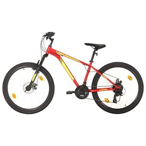 Generic Mountain Bike 21 Speed 27.5 inch Wheel 38 cm Red Home Sporting Goods Outdoor Recreation Cycling Bicycles